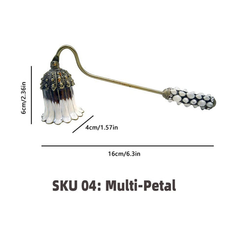 Candle Snuffers Enamel Diamonte Encrusted Long Handle Candle Extinguishers Home Decor