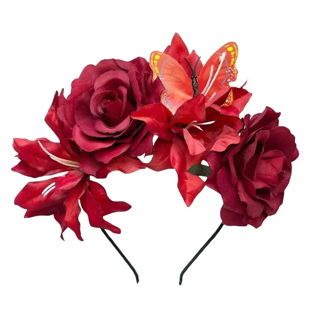 Butterfly Rose Floral Fascinators