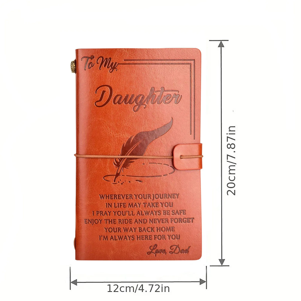 To My Son, Daughter, Grandson, Granddaughter, Wife, Sister, etc, Gift PU Leather  Journal Notebooks