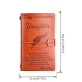 To My Son, Daughter, Grandson, Granddaughter, Wife, Sister, etc, Gift PU Leather  Journal Notebooks