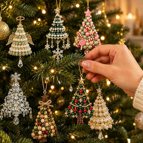 DIY Beading Christmas Tree Hanging Ornament Kit