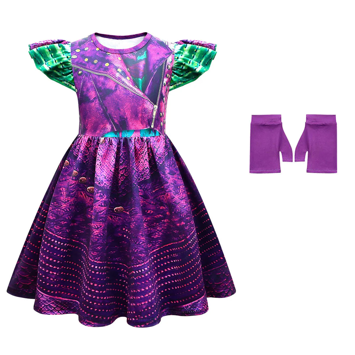 Descendants 3 Mal Evie Costumes for Girls Cosplay Costume