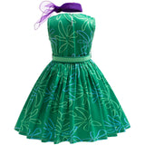 Girls Inside Out Disgust Cosplay Costumes Halloween Dress Ups