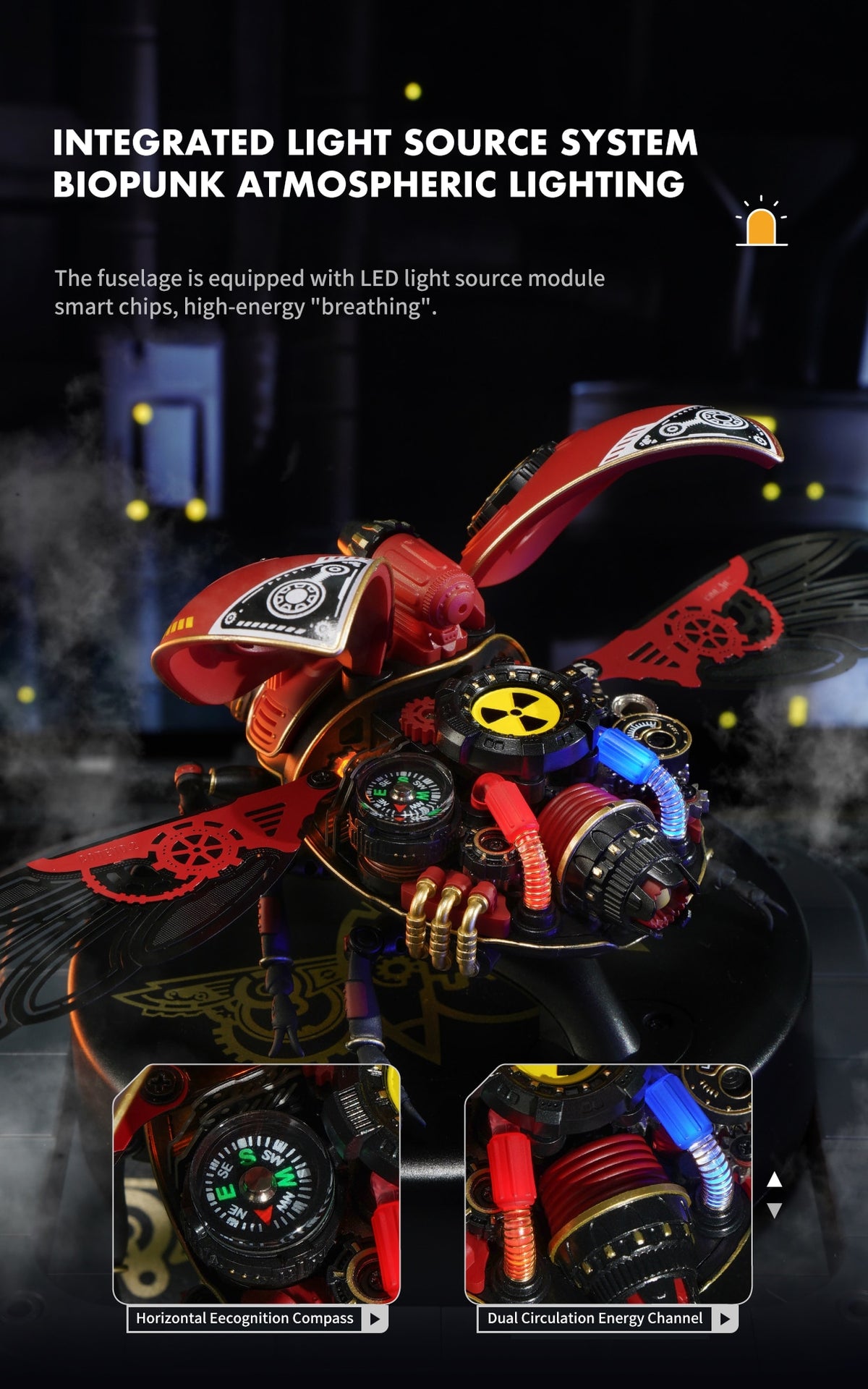 Biopunk Scout Beetle DIY 3D Model Kit