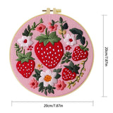 Strawberry Patch DIY Embroidery Kit for Beginners