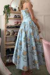 Olivietta's Floral Print Midi Sundress