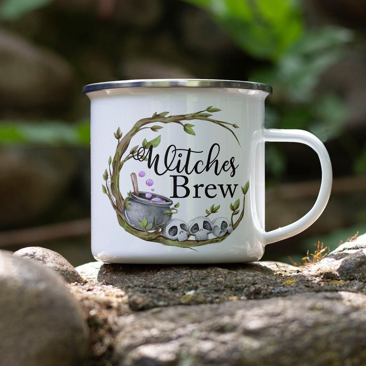 Witches Brew Enamel Mug