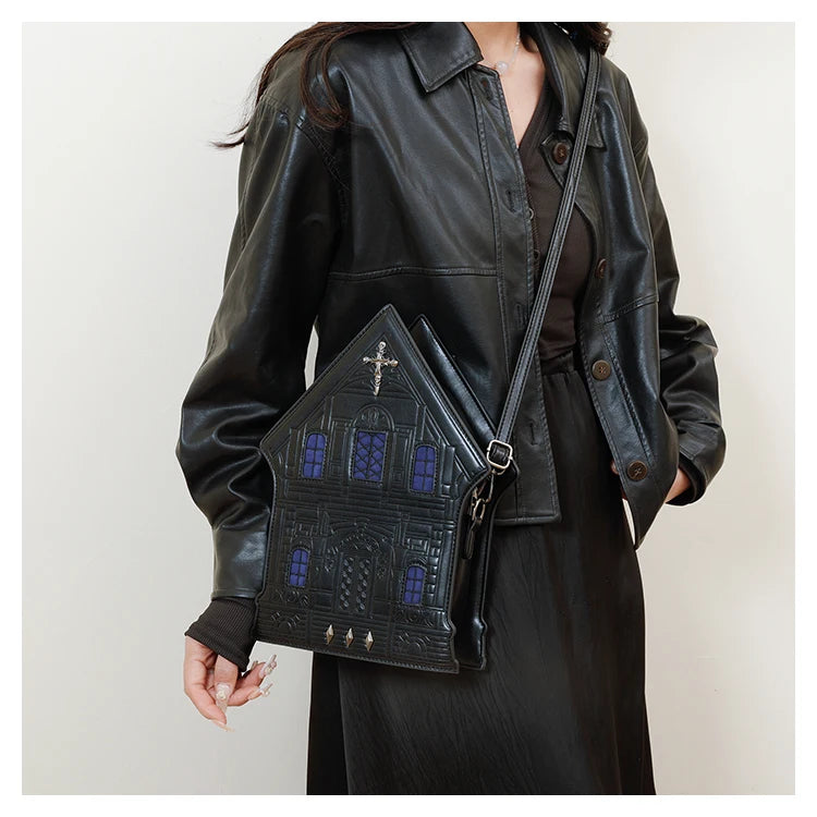Haunted House Crossbody Bag
