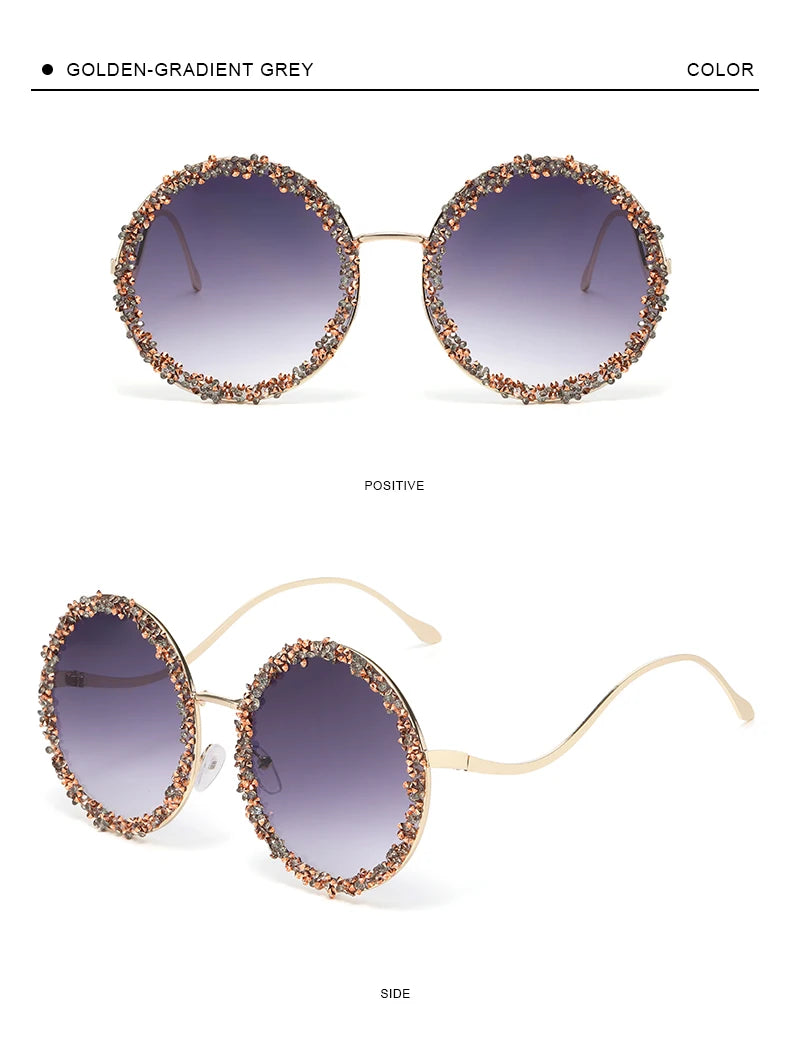 Diamond Moon Fun Glasses Sunglasses