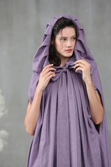 Maiden Khuzama's Hooded Medieval Cloak Cape