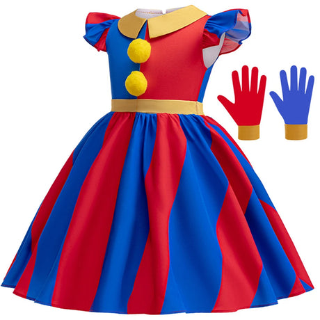 Amazing Circus Clown Pomni Ragatha Children's Halloween Cosplay Costumes