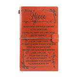 To My Son, Daughter, Grandson, Granddaughter, Wife, Sister, etc, Gift PU Leather  Journal Notebooks