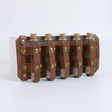 Apothecarist Medieval Leather Vial Holder Alchemy Potion Bottle Carrier for LARP Cosplay Belt Accessory