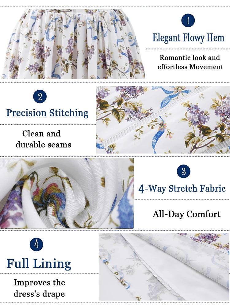 Olivietta's Floral Print Midi Sundress