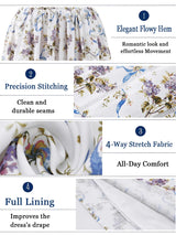Olivietta's Floral Print Midi Sundress