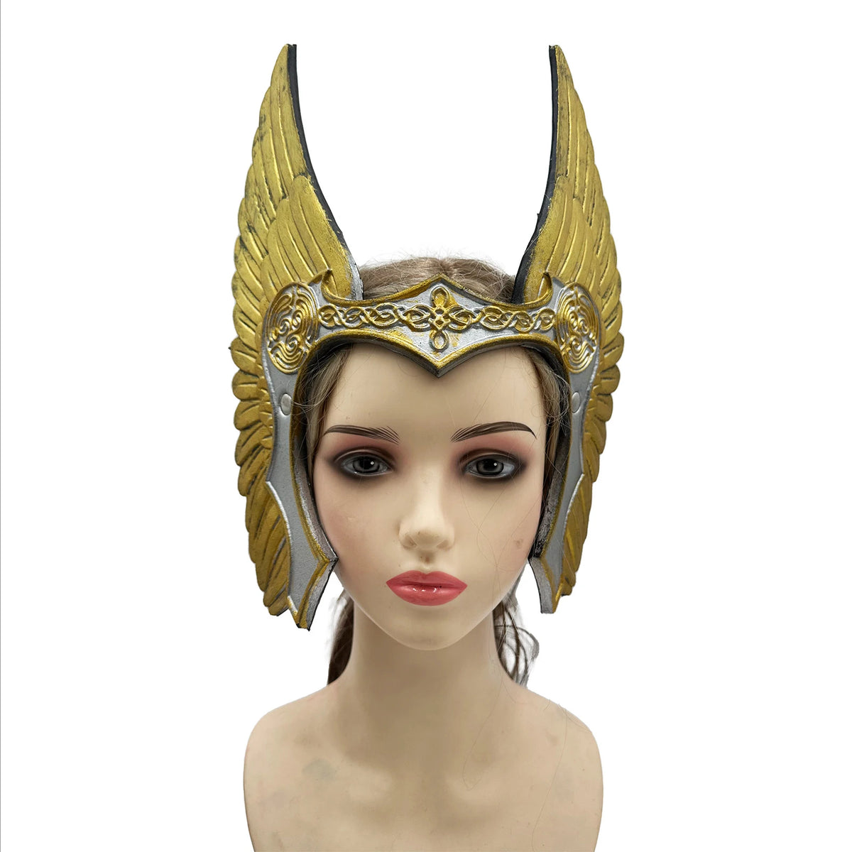 Valkyrja Warriour Helmet Headwear Cosplay Halloween Costume Accessories
