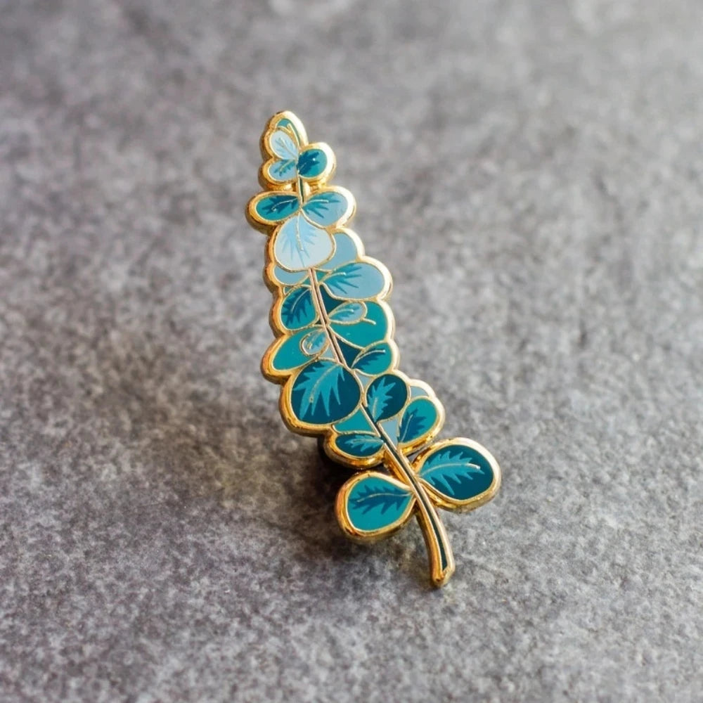 Wildflower Botanical Enamel Pins Badges