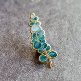 Wildflower Botanical Enamel Pins Badges