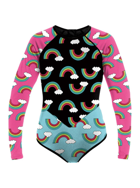 Long Sleeve Swimwear One-piece Surfing Swimsuit
