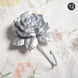 Handpainted Resin Flowers Hooks Rose Lotus Peach Blossom Hydrangea plus more