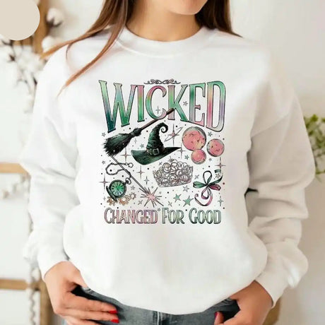 Wicked Changed for Good Sweatshirt Musical Lovers Defy Gravity Sweater Jumper