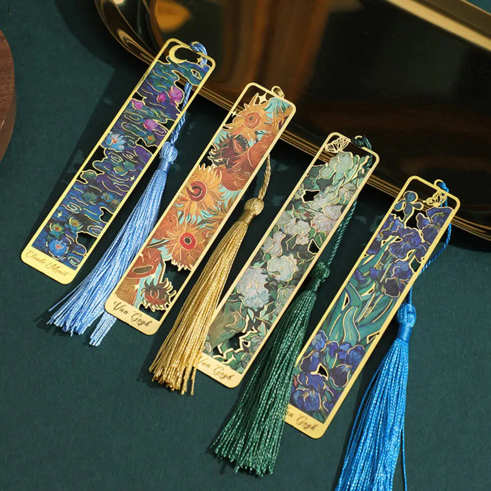Metal Flower Bookmarks