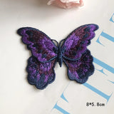 3Pcs Butterfly Embroidered Patches Appliqué Sewing DIY Crafts