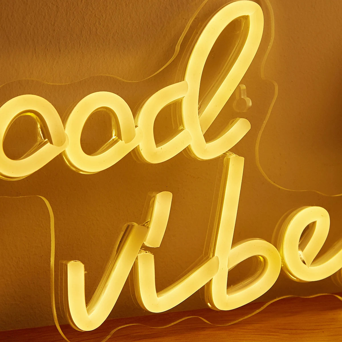 LED Neon Good Vibes USB Neon Signs Decor Lamp