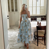 Olivietta's Floral Print Midi Sundress