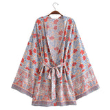 Boho Cover Ups Short Kimono