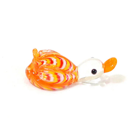 Glass Duck Mini Figurines Tea Pets