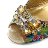 Spring Garden Party Shoes And Matching Bag Set