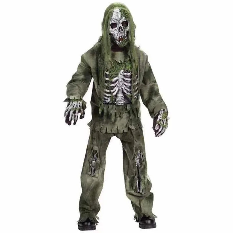 Zombie Costume for Kids Adult Living Dead Zombie Costume Monsters Costume for Halloween Spooktacular