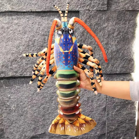 Lobster Crayfish Red Blue Plushie Toy