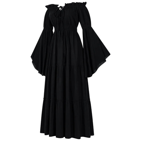 Medieval Folk Cosplay Off Shoulder Dress