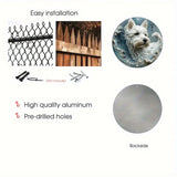 West Highland White Terrier 2D Printed Circular Metal Decorative Sign