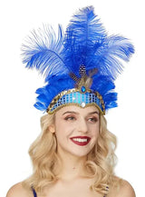 Carnival Feather Headband Mardi Gras Costume