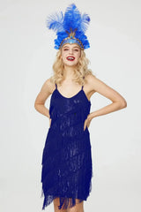 Carnival Feather Headband Mardi Gras Costume