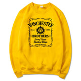 Supernatural Sweatshirt Sam and Dean Winchester Fan Sweater Pullover Jumper