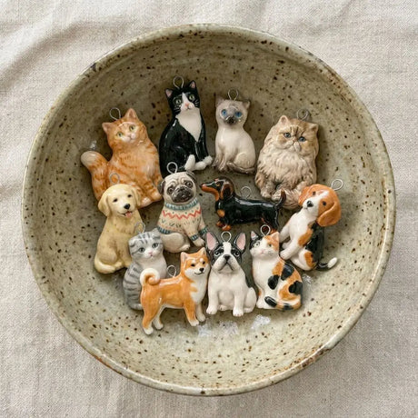 Our Beloved Pets Animal Charm Pendants Stainless Steel PVD 18K Gold Plated For DIY Necklace Bracelet Jewellery Making