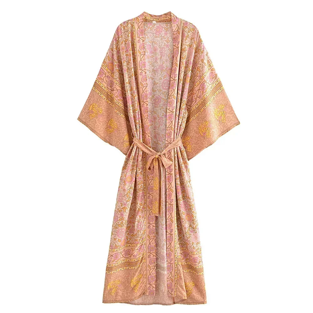 Penny Boho Long Kimono Duster
