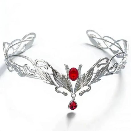 Elven Crown Forest Fae Diadems Forehead Jewellery