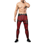 Wolverine Deadpool Men's Surf Compression Pants Tights Running Training Sport Fitness