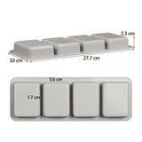 Flower Shaped Silicone Soap Mould DIY Handmade Cake Chocolate Candle Moulds
