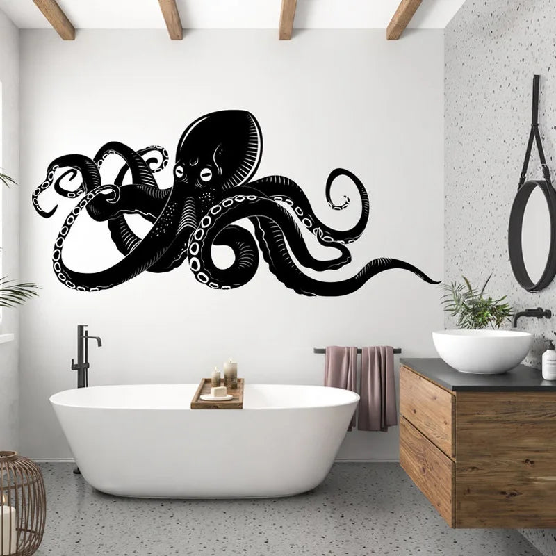 Octopus Wall Art Decal Sticker