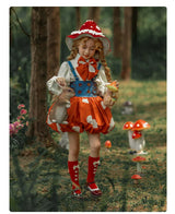 Handmade Little Red Mushroom Costume Set