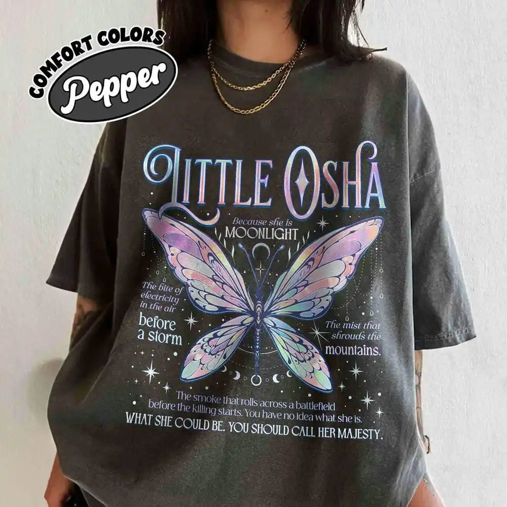 Little Osha Butterfly T-Shirt Quicksilver Book Lovers Tee