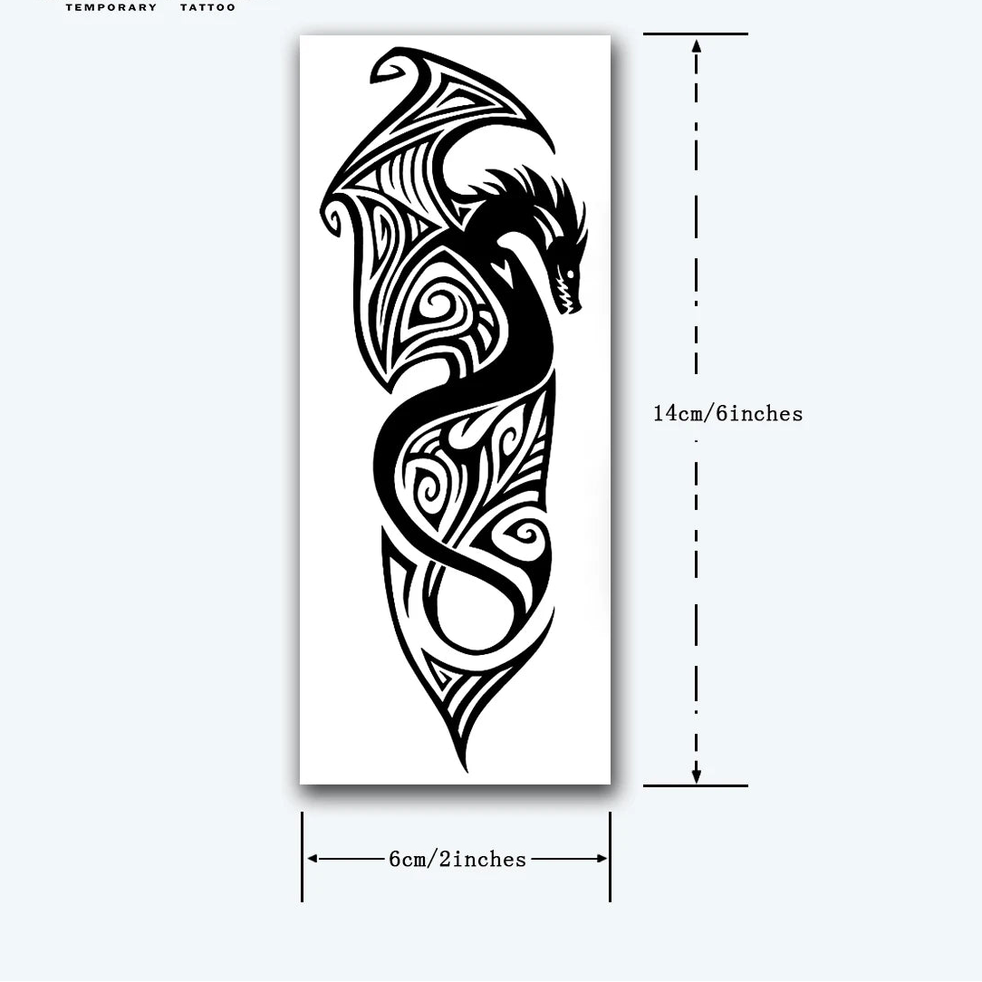 Dragon Temporary Tattoo