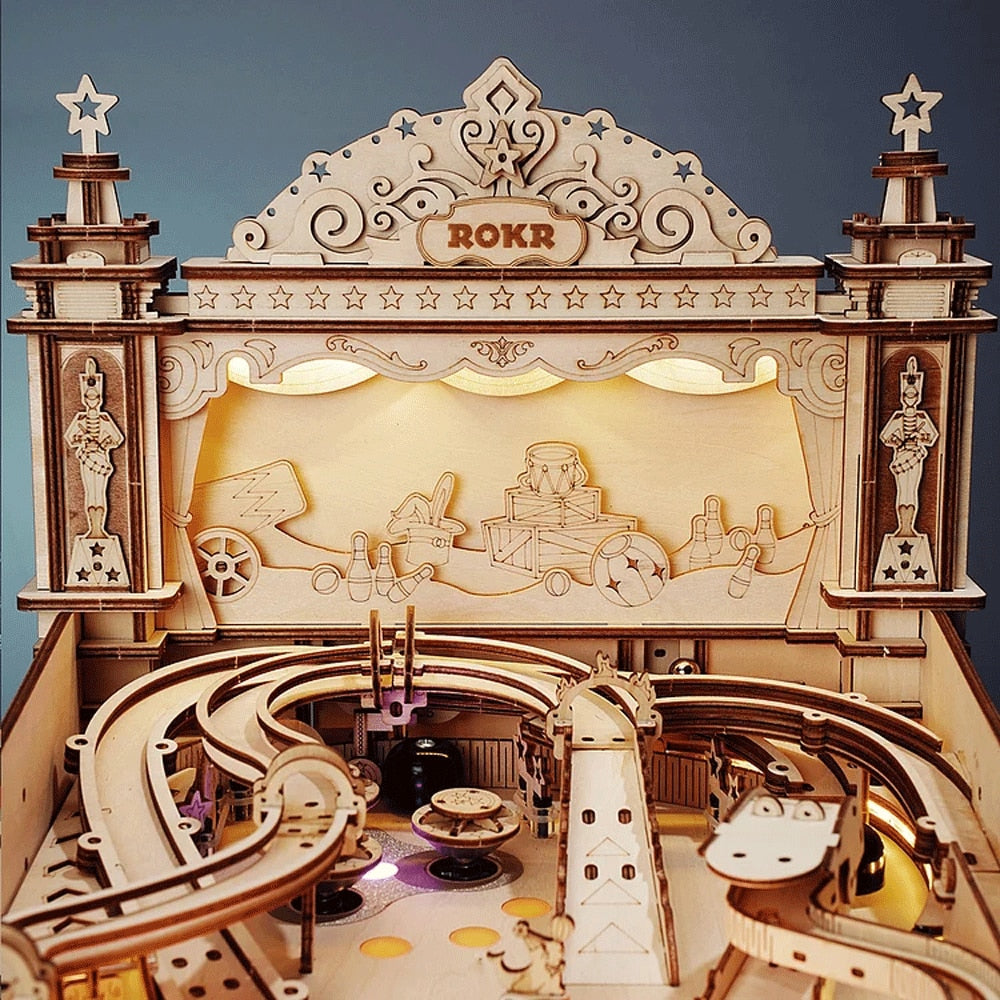 Pinball Machine DIY Wooden Model Kit