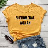 PHENOMENAL WOMAN Cotton T-Shirt